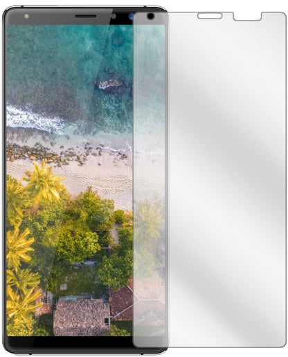 Klare Displayschutzfolie von dipos passend für Highscreen Power Five Max 2, präziser Zuschnitt und blasenfrei montiert