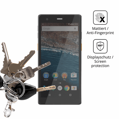 dipos Displayschutz für Scorpion 6x V2, mattierte Oberfläche, Blickschutzfilter und perfekter Passform