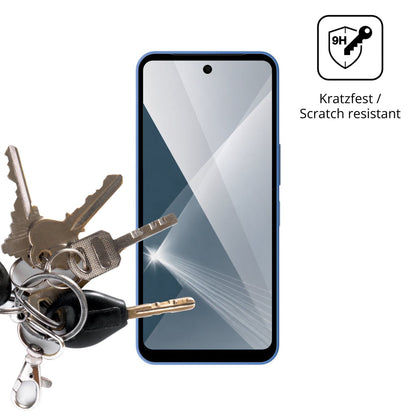 dipos Displayschutz für Sharp Aquos wish6, transparente Oberfläche, perfekte Passform auch für die Rundungen