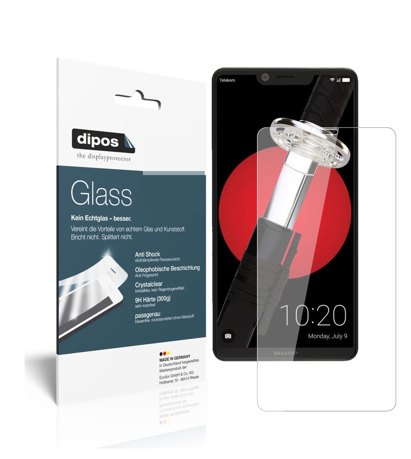 Perfekte Passform und ultimative Qualität: Unser 9H Panzerglas bietet Schutz für Sharp-Aquos D10