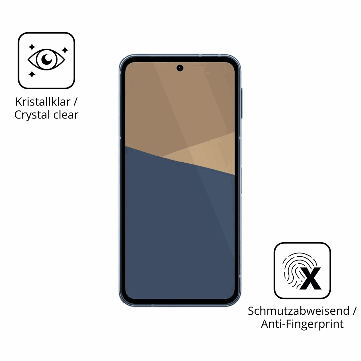 Flexible TPU-Folie passend zugeschnitten für sharpaquos sense 10, vollständige Abdeckung