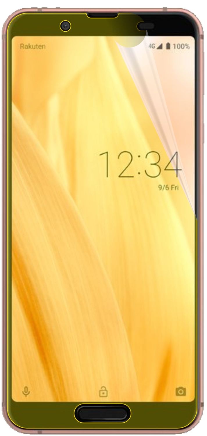 3x 3D Full Cover Schutzfolie für Sharp Aquos Sense3