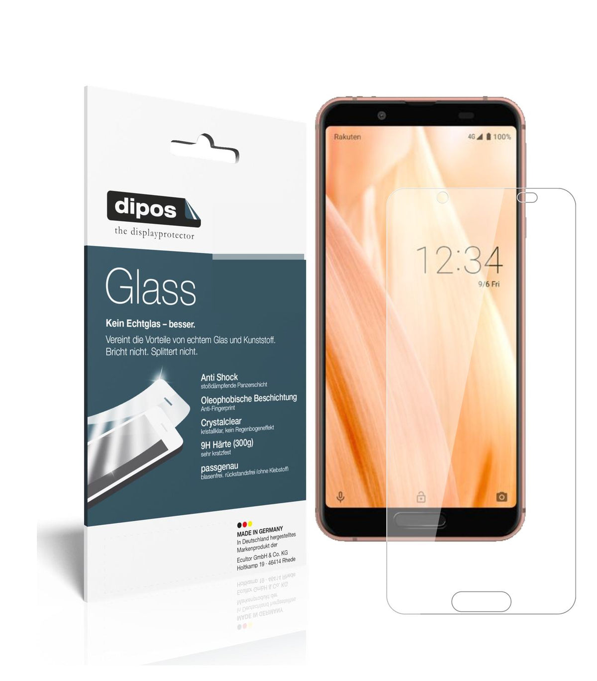 Perfekte Passform und ultimative Qualität: Unser 9H Panzerglas bietet Schutz für Sharp-Aquos Sense3