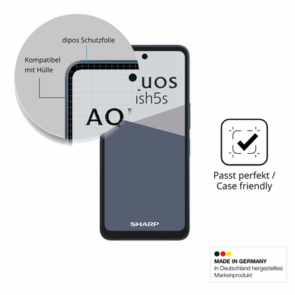 Schutzfolie mit optimaler Passform, zur Verwendung mit Hüllen geeignet