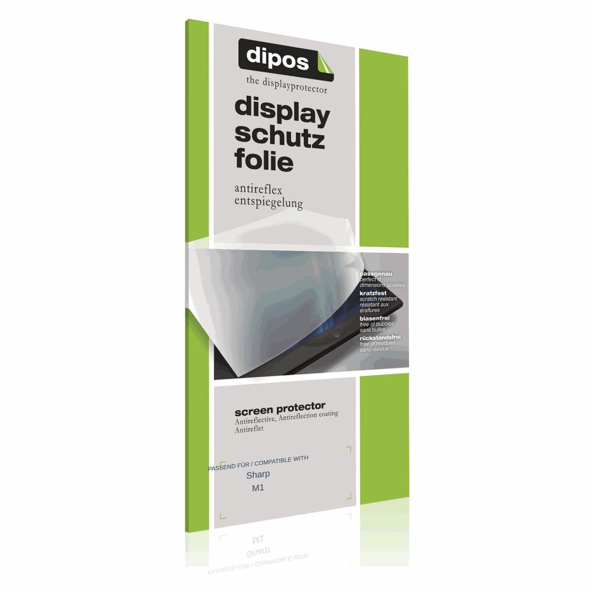 2x Schutzfolie matt für Sharp M1 Display-Schutzfolie