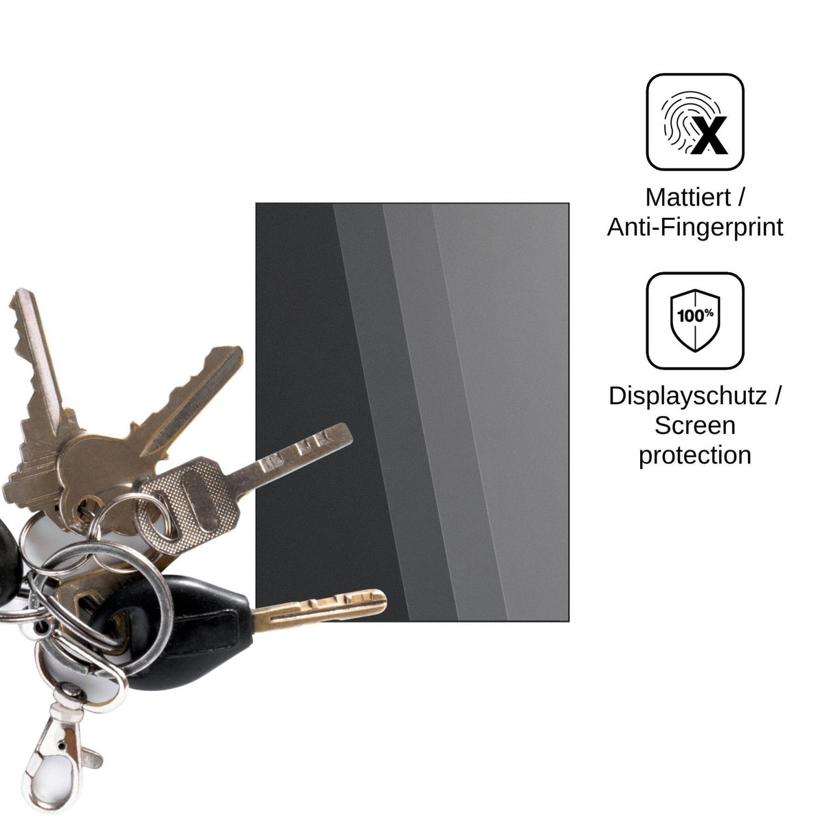 Blickschutzfolie für Sharp UP-3500 12.1 matt Schutzfolie Privacy