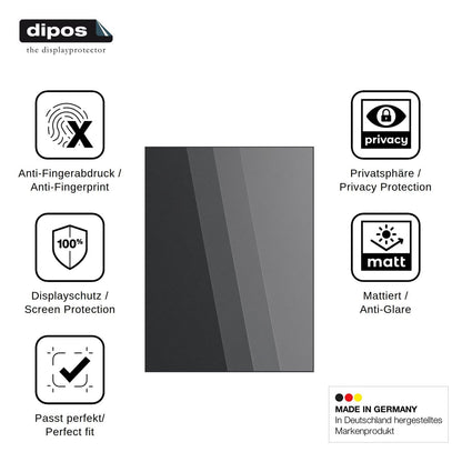 Blickschutzfolie für Sharp UP-3500 12.1 matt Schutzfolie Privacy