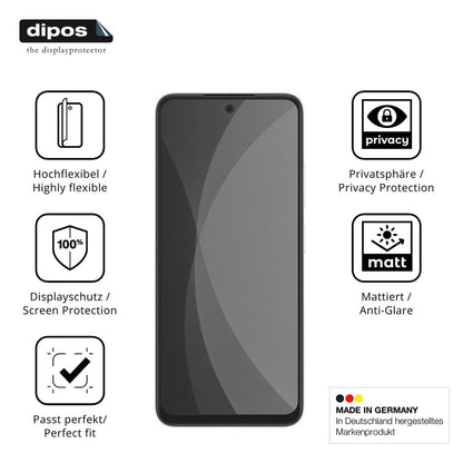 Flexible TPU-Folie passend zugeschnitten für Benco S2, mit Privatsphäre-Schutz durch Sichtschutz-Folie