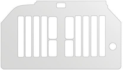 dipos Displayschutz für Siemens EQ6 700 Tropfblech, mattierte Oberfläche, geringe Dicke und perfekte Passform