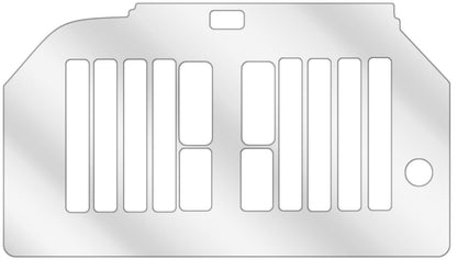 dipos Displayschutz für Siemens EQ6 700 Tropfblech, transparente Oberfläche, geringe Dicke und perfekte Passform