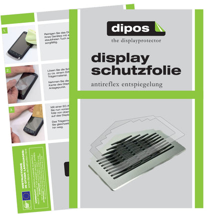 Matte Displayschutzfolie von dipos passend für Siemens EQ9 PLUS Connect s300 Tropfblech, präziser Zuschnitt und blasenfrei montiert