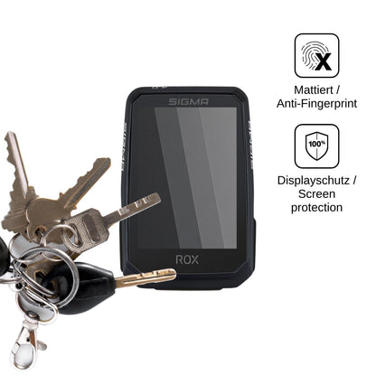 Blickschutzfolie für Sigma ROX 4.0 Endurance matt Schutzfolie Privacy