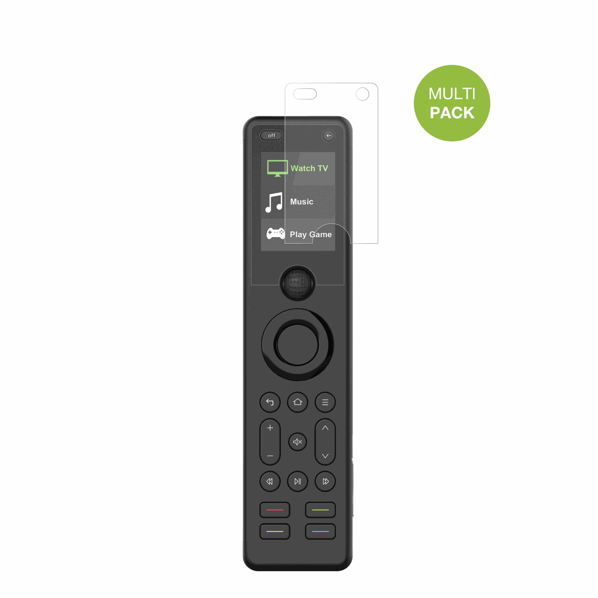 SofabatonX1S mit aufgebrachter dipos Displayschutzfolie, die lästige Fingerabdrücke minimiert