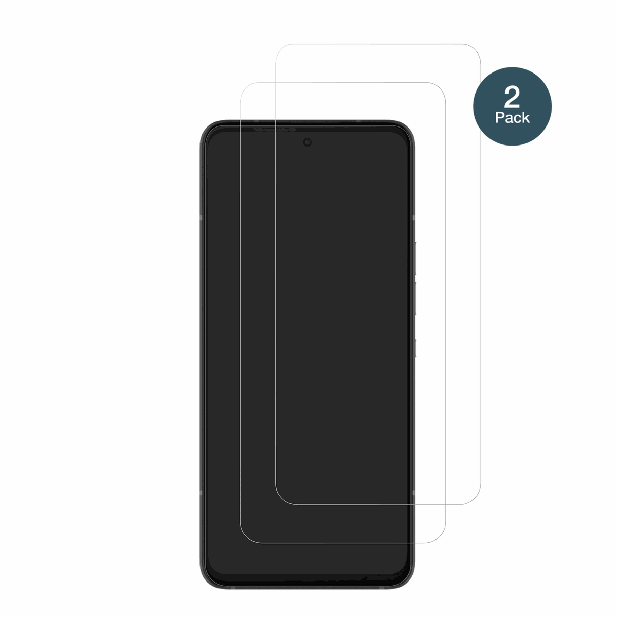SolanaSaga Smartphone mit aufgebrachter dipos Flex Schutzfolie, glasklare Darstellung ohne Einschränkungen