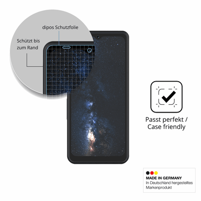 Schutzglasfolie mit optimaler Passform, zur Verwendung mit Hüllen geeignet