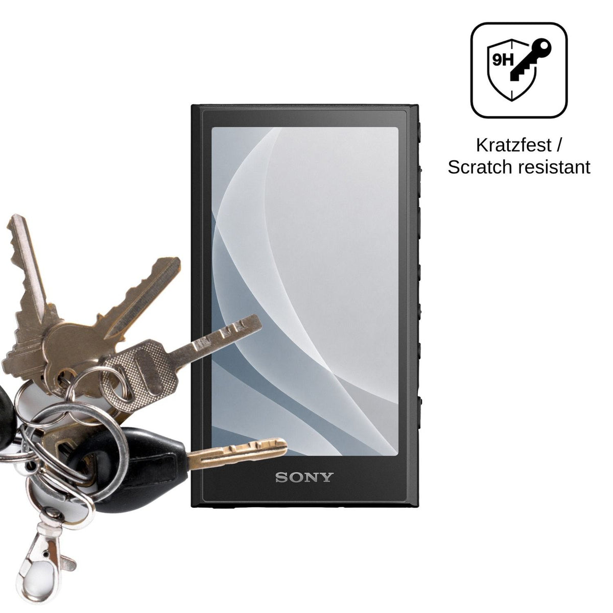 2x 9H Schutzfolie matt für Sony Walkman NW-A306 Panzerfolie
