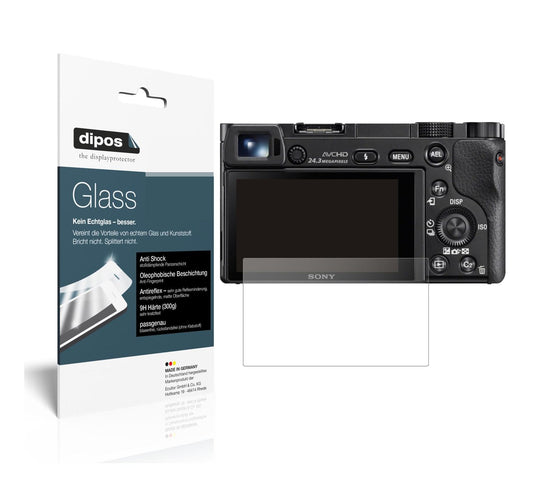 Matte Displayschutzfolie von dipos passend für Sony Alpha 6400, 9H kratzfest und blasenfrei montiert