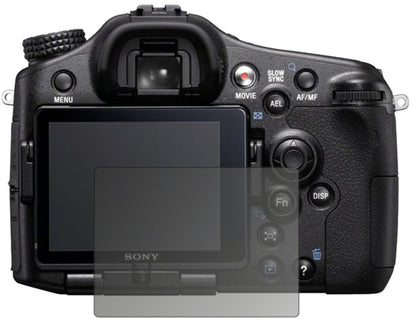 Blickschutzfolie von dipos passend für Sony Alpha 77, präziser Zuschnitt und blasenfrei montiert