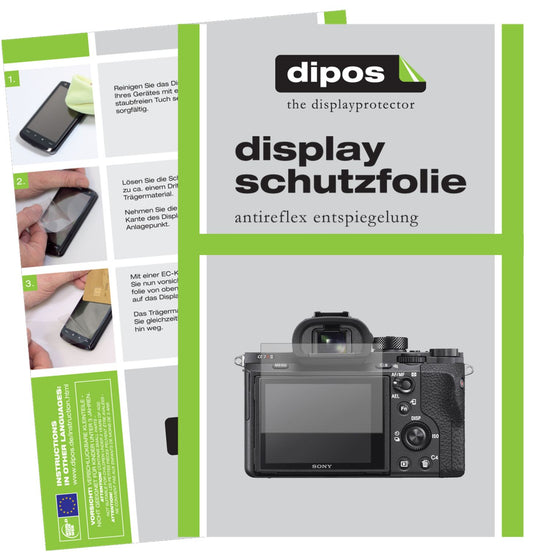 5x Schutzfolie matt für Sony Alpha 7R II Display-Schutzfolie