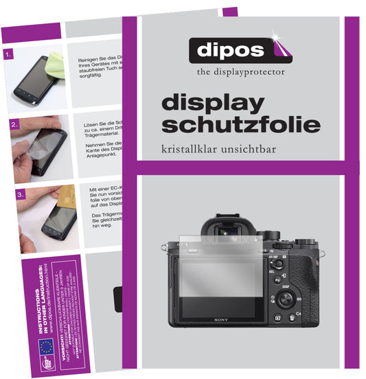 1x Schutzfolie klar für Sony Alpha 7 III Display-Schutzfolie