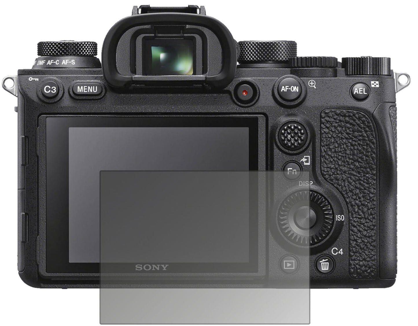 Blickschutzfolie von dipos passend für Sony Alpha 7, präziser Zuschnitt und blasenfrei montiert