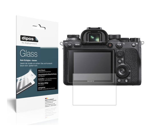 Matte Displayschutzfolie von dipos passend für Sony Alpha 7S III, 9H kratzfest und blasenfrei montiert