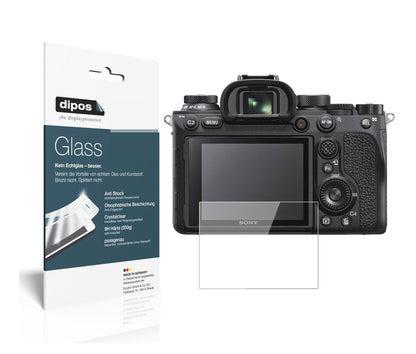 Klare Displayschutzfolie von dipos passend für Sony Alpha 7, 9H kratzfest und blasenfrei montiert