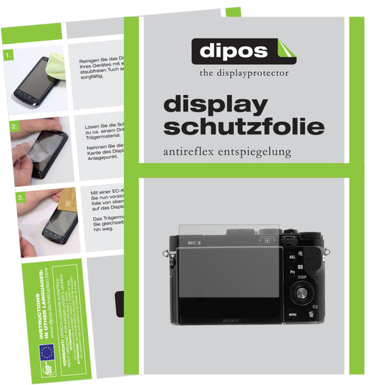 1x Schutzfolie matt für Sony Cyber-Shot DSC-RX100 VI Display-Schutzfolie