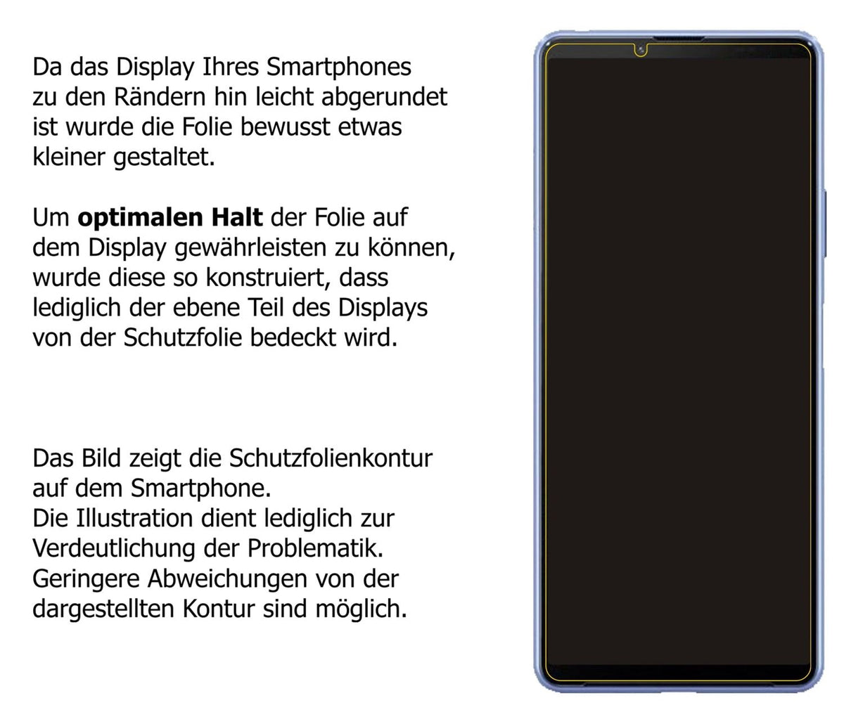 Dünne und klare Folie passend zugeschnitten für Sony Xperia 10 III