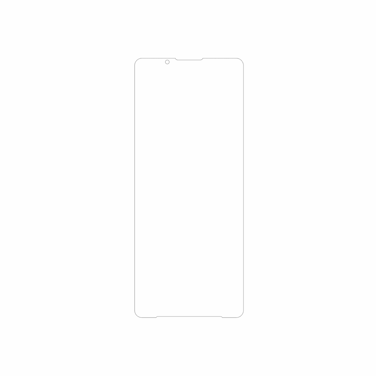 dipos Displayschutz für Sony Xperia 1 V, mattierte Oberfläche, geringe Dicke und perfekte Passform
