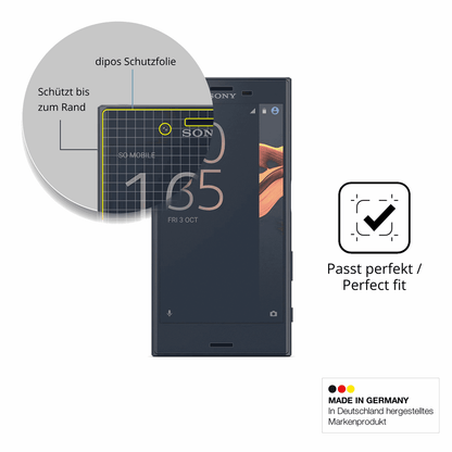 2x Full Cover Schutzfolie matt für Sony Xperia X Compact