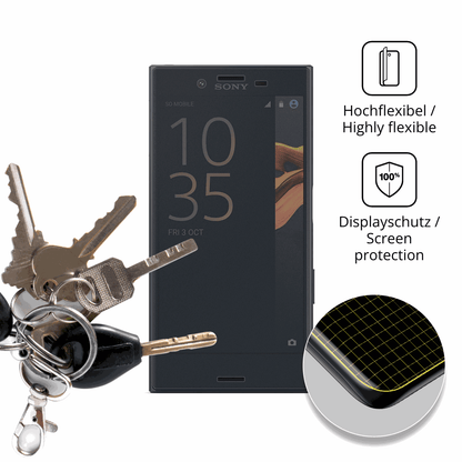 Full Cover Privacy Blickschutzfolie für Sony Xperia X Compact