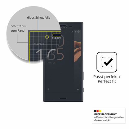 Full Cover Privacy Blickschutzfolie für Sony Xperia X Compact
