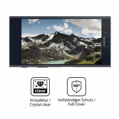 2x 3D Full Cover Schutzfolie für Sony Xperia X Compact