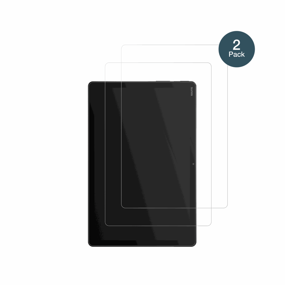 SunmiCPad 11 mit aufgebrachter dipos Flex Schutzfolie, glasklare Darstellung ohne Einschränkungen