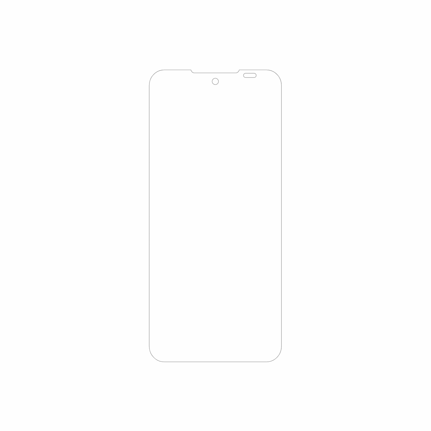 dipos Displayschutz für Sunmi M3, mattierte Oberfläche, geringe Dicke und perfekte Passform
