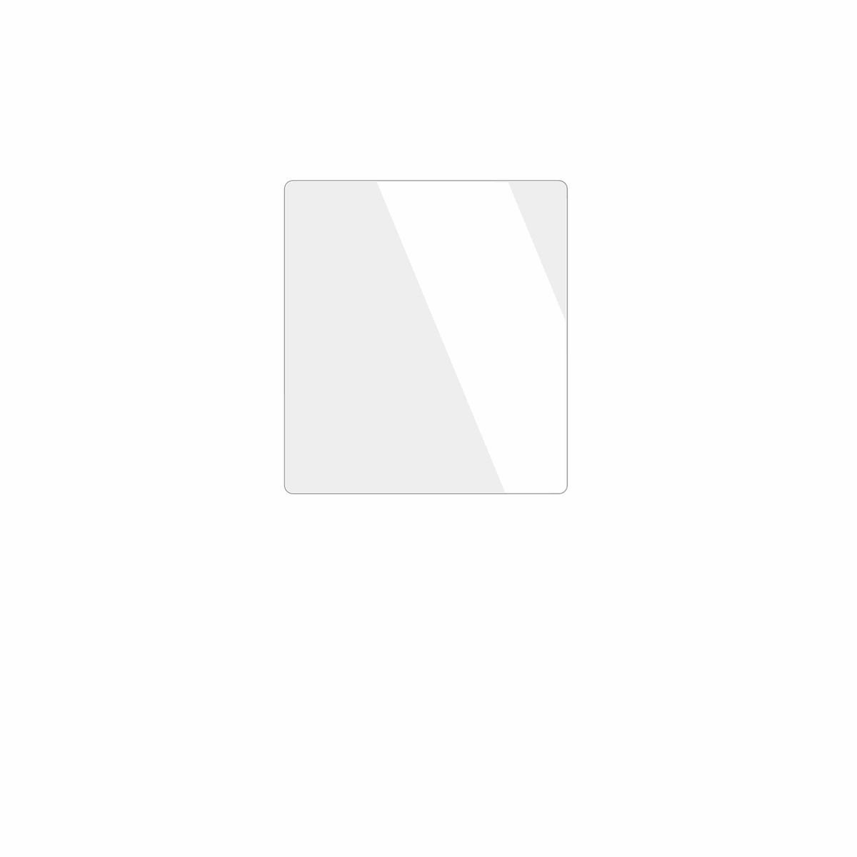 dipos Displayschutz für Surfans F20 Pro, transparente Oberfläche, geringe Dicke und perfekte Passform