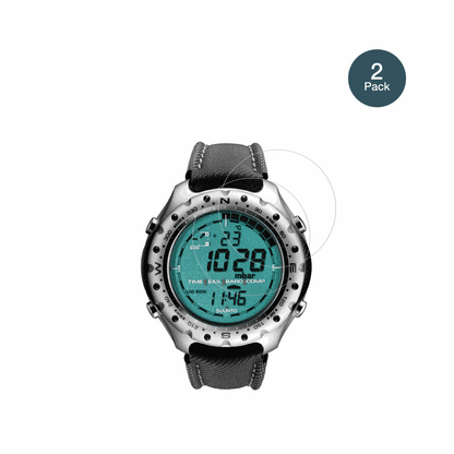 SuuntoRegatta mit aufgebrachter dipos Flex Schutzfolie, glasklare Darstellung ohne Einschränkungen