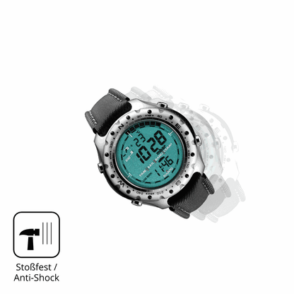 Schutz gegen Kratzer auf dem Suunto Regatta Glas durch Schlüssel, Stöße gegen die Tischkante oder Stürze