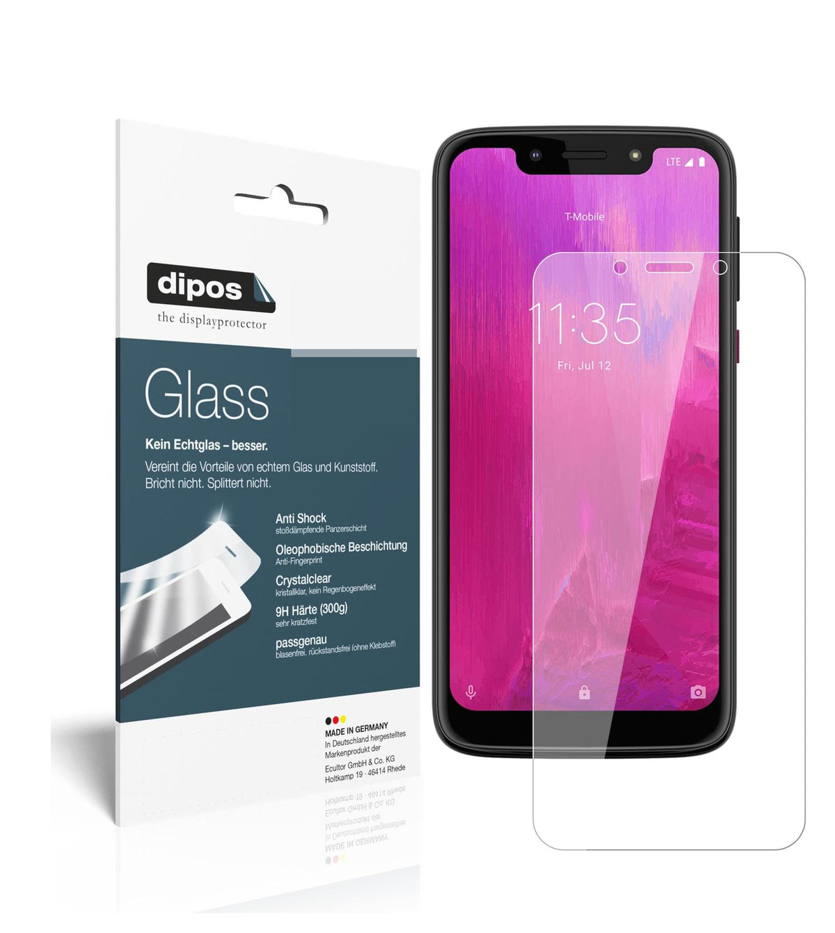 Perfekte Passform und ultimative Qualität: Unser 9H Panzerglas bietet Schutz für T-Mobile-Revvlry