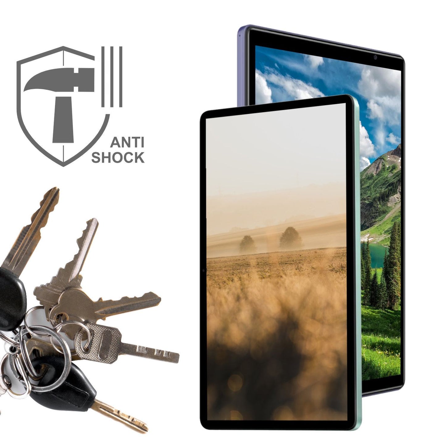 dipos Displayschutz für Yestel T13, mattierte Oberfläche, Blickschutzfilter und perfekter Passform