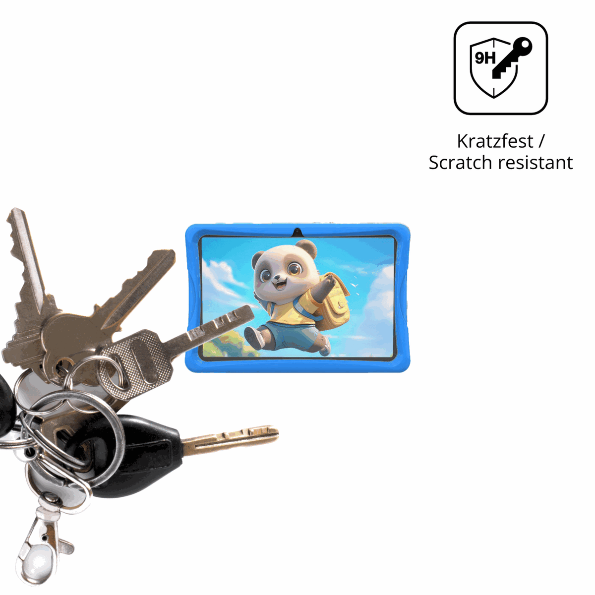 dipos Displayschutz für Tabwee K10, mattierte Oberfläche, robuste Festigkeit und perfekte Passform