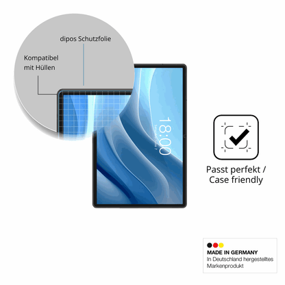 Schutzfolie mit optimaler Passform, zur Verwendung mit Hüllen geeignet