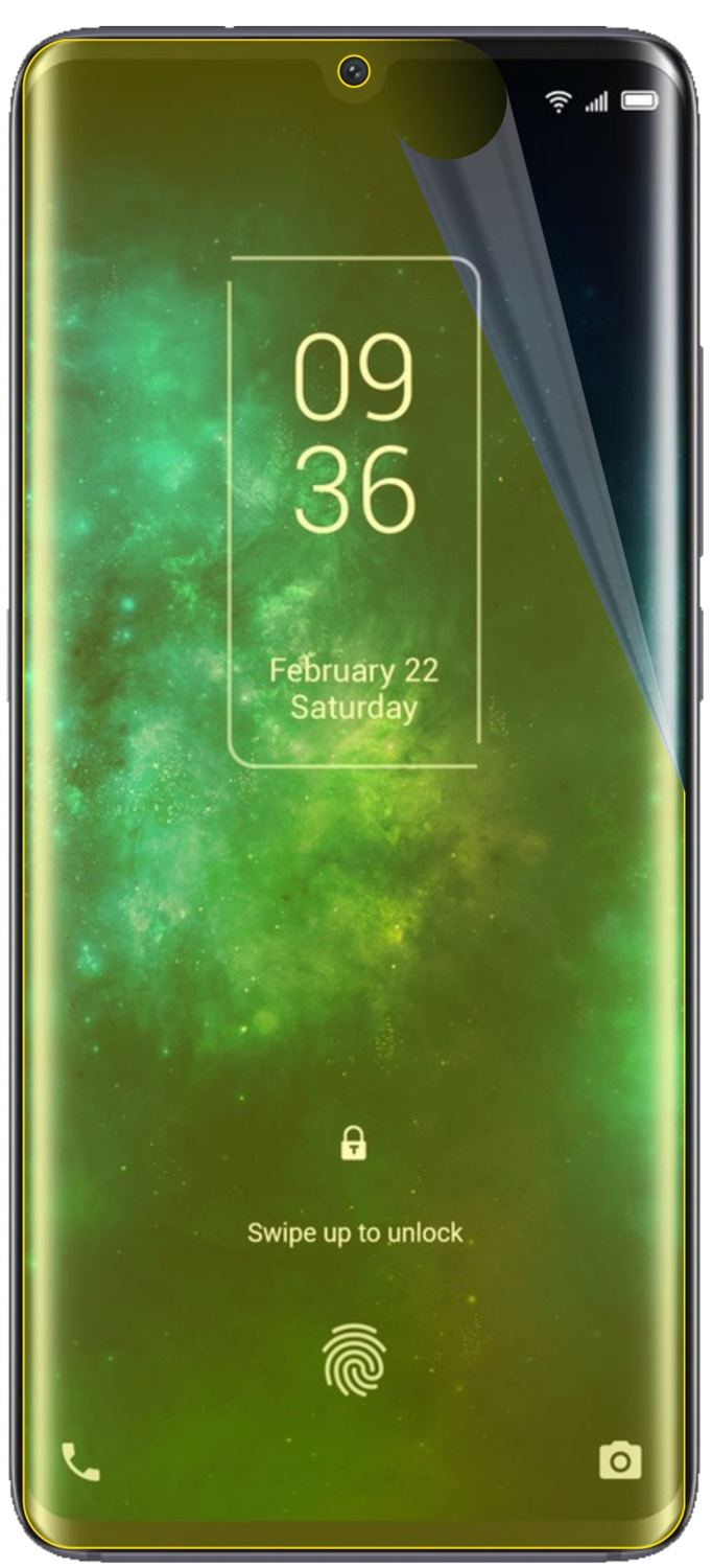 2x 3D Full Cover Schutzfolie für TCL 10 Pro