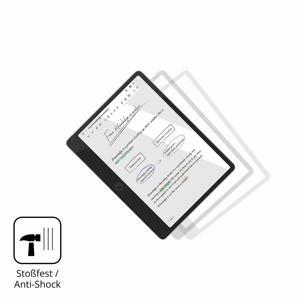 2x 9H Schutzfolie für TCL Note A1 NXTPaper Panzerfolie