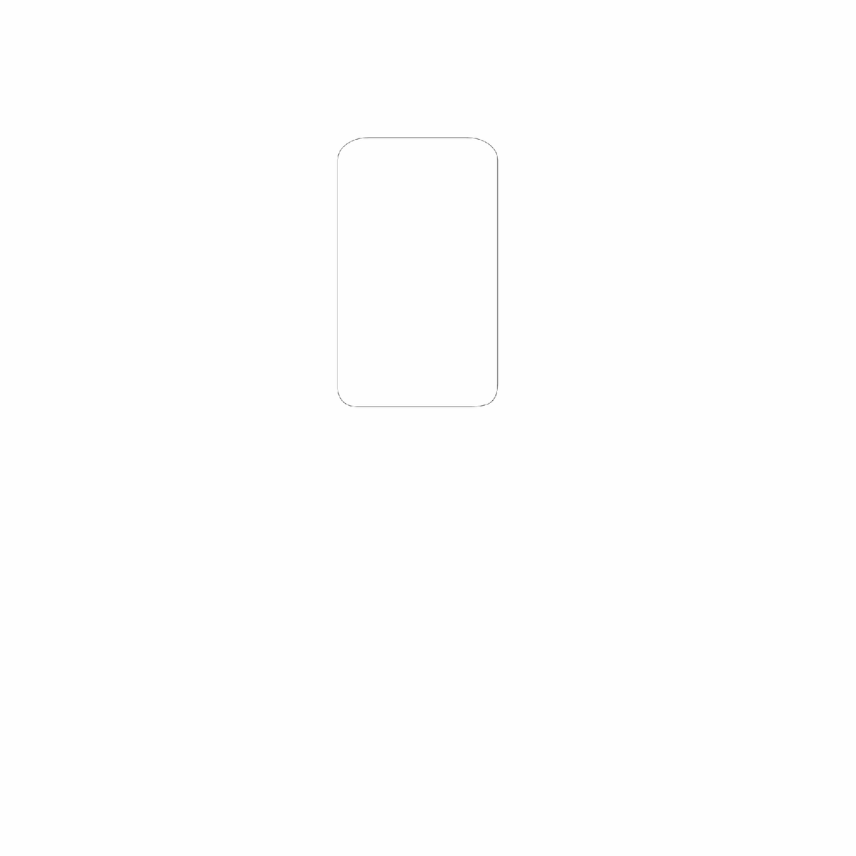 dipos Displayschutz für TCL One Touch 4043D, mattierte Oberfläche, geringe Dicke und perfekte Passform