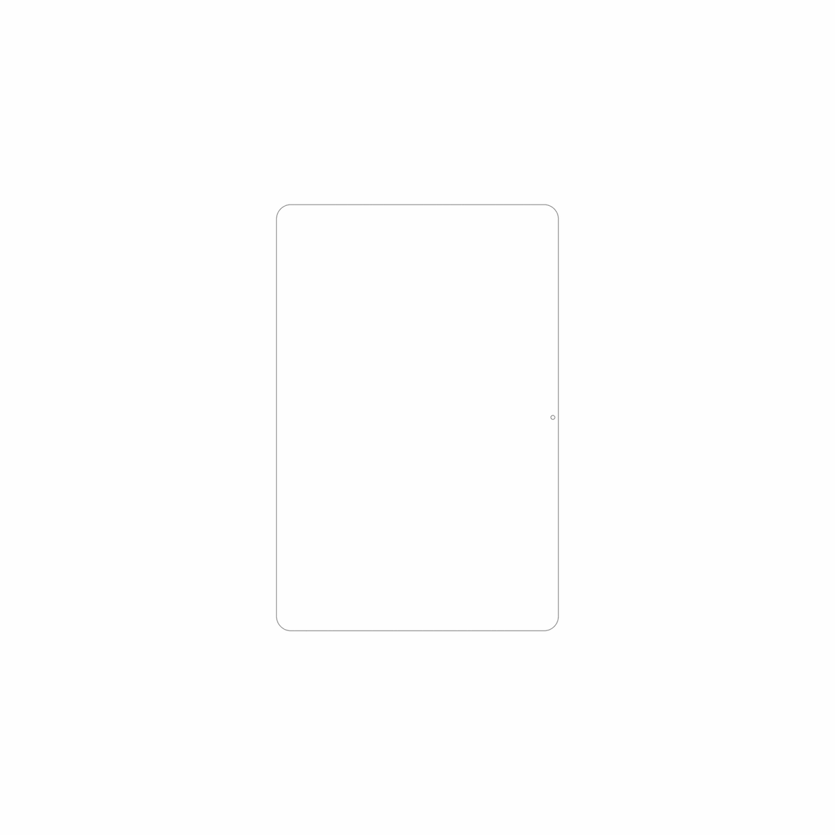 dipos Displayschutz f�r Teclast M50 Plus, mattierte Oberfl�che, geringe Dicke und perfekte Passform