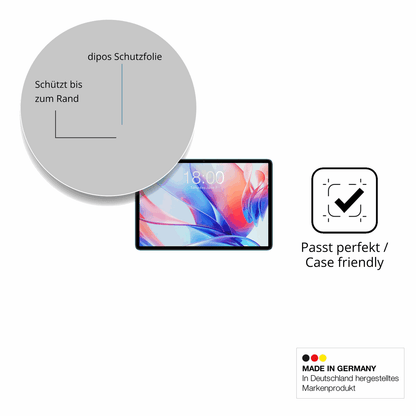 2x 9H Schutzfolie für Teclast P30 Panzerfolie