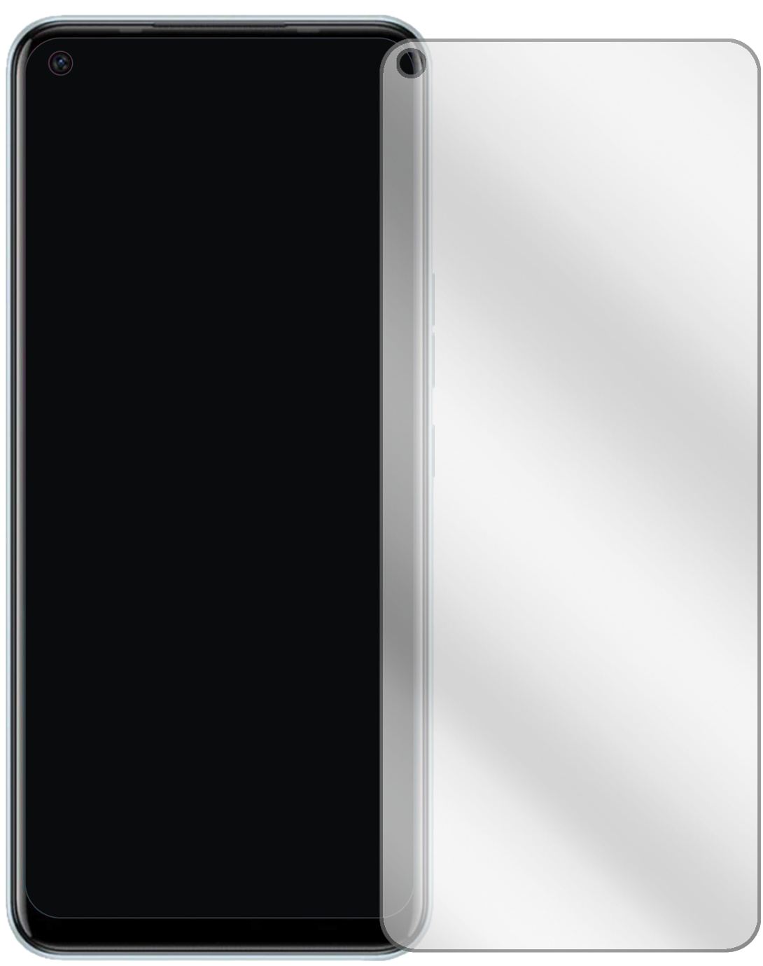 TecnoCamon 16 mit aufgebrachter dipos Displayschutzfolie, glasklare Darstellung ohne Einschränkungen