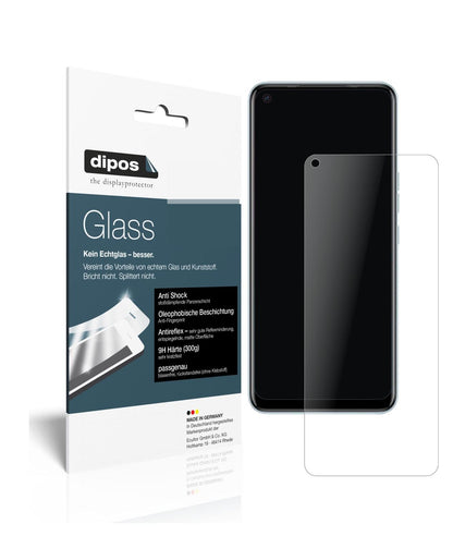 Matte Displayschutzfolie von dipos passend für Tecno Camon 16, 9H kratzfest und blasenfrei montiert